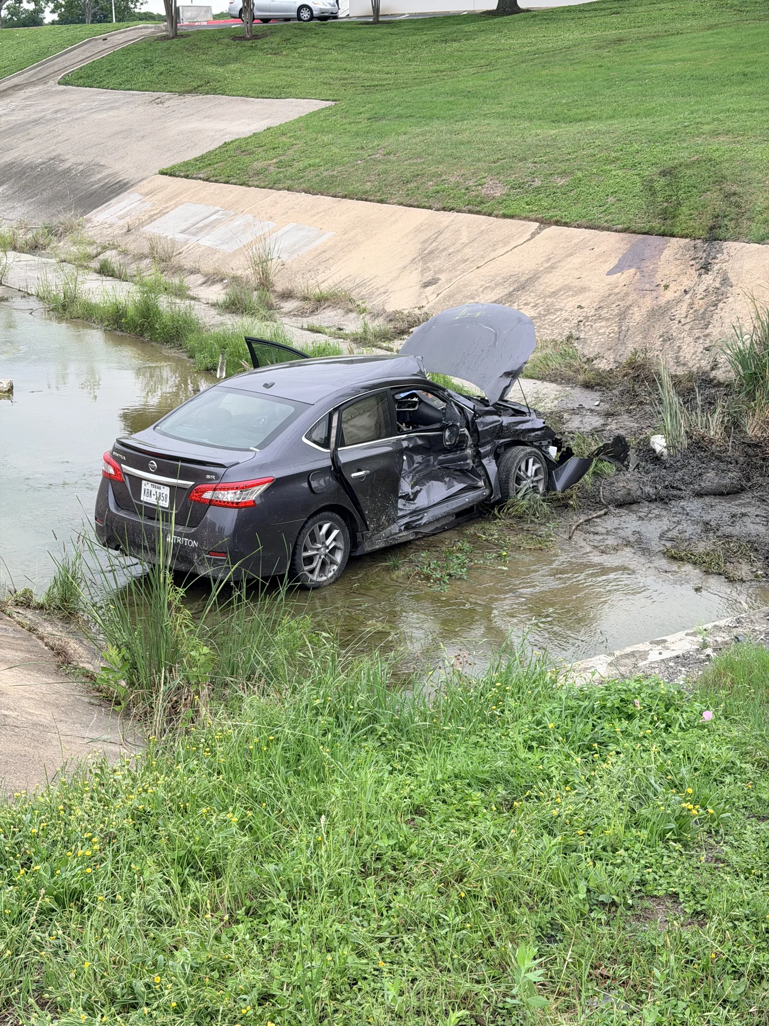 Car from across the canal